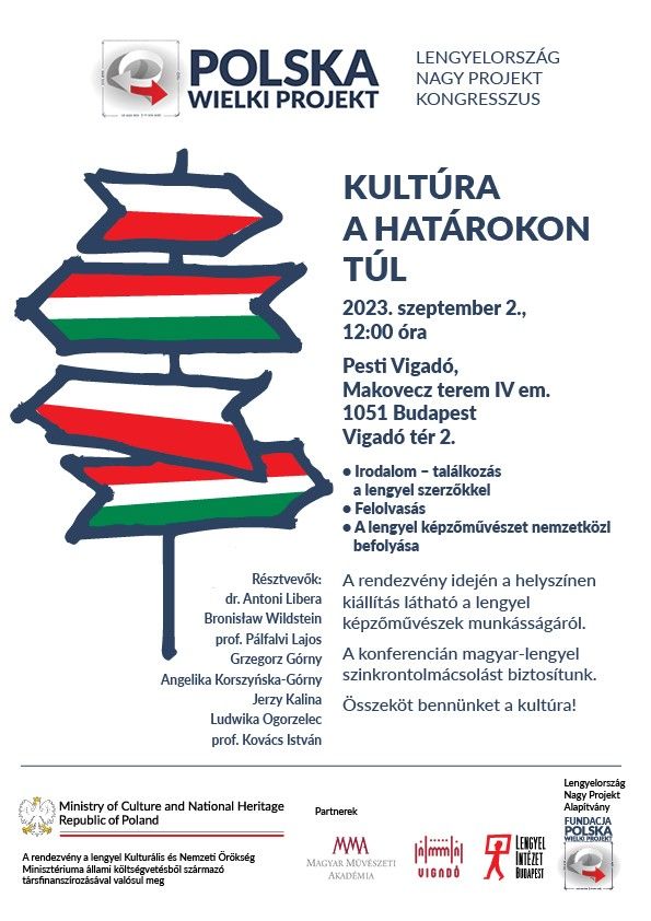 A lengyel irodalomról és képzőművészetről rendezendő konferencia plakátja