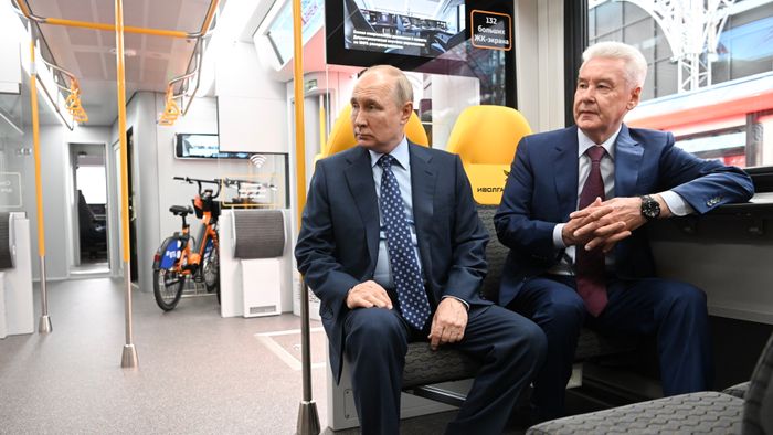 Russian President Vladimir Putin attends ceremony launching passenger traffic on Line D3