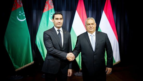 Talks between PM Orban and Turkmen president focus on energy security issues