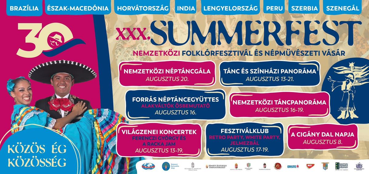 XXX. Summerfest Nemzetközi Folklórfesztivál