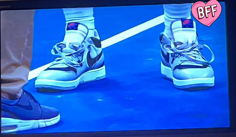 Carlos Alcaraz, retró cipő, US Open