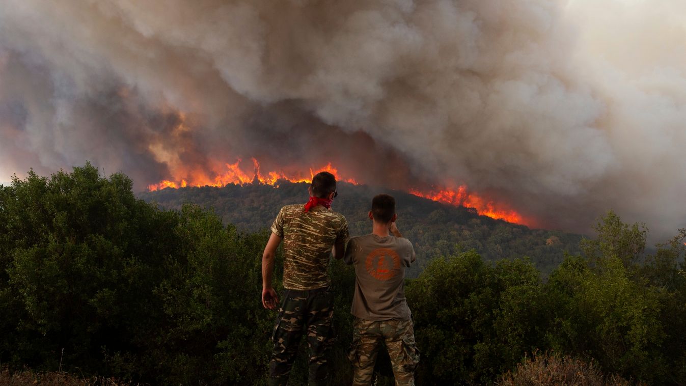 Az erős szél újabb tüzeket gerjeszt Görögországban + videó