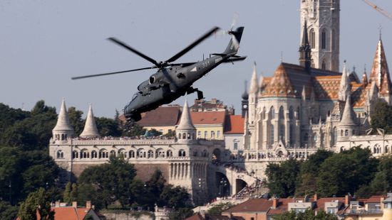 A Magyar Honvédség összes géptípusa felvonult az augusztus huszadikai légi parádén