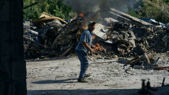 Lakóházakra zuhantak a pusztító ukrán lövedékek Donyeckben + videó