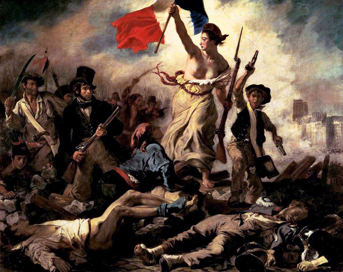 Eugene Delacroix A szabadság vezeti a népet