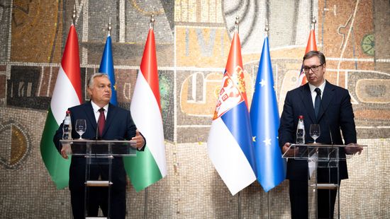 Szerb elnök: A térség energiabiztonságáról tárgyaltunk magyar és arab partnereinkkel