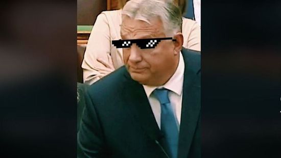 Orbán Viktor a TikTokon biztatta az önmagától elkeseredő momentumost