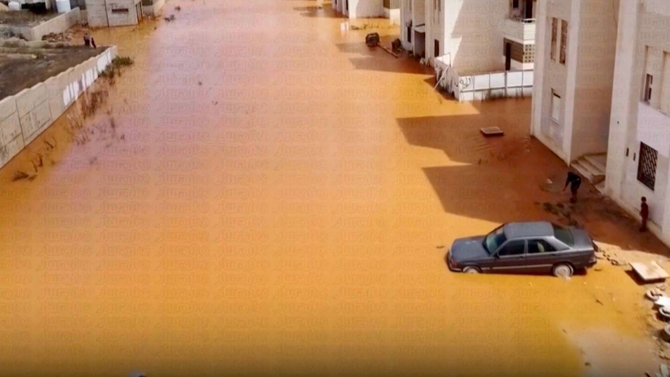 „Eltűntek az utcák” – özönvíz pusztított Líbiában + videó