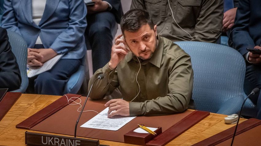 Az ENSZ-t kritizálta, majd annak reformjára szólított fel az ukrán elnök
