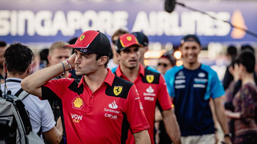 Leclerc nem leplezte csalódottságát csapattársa győzelme után