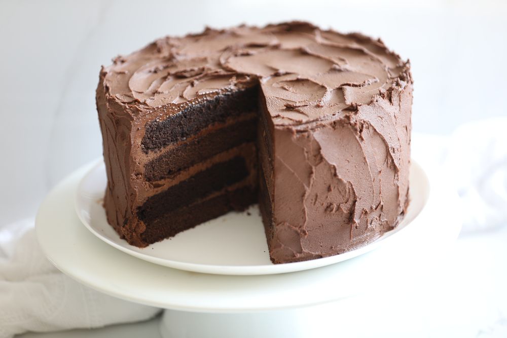 Beautiful,Festive,Irresistible,Rich,Chocolate,Layers,Devil's,Food,Cake,With