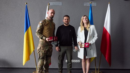 A lengyel–ukrán viszály kellős közepén utazott Zelenszkij Lengyelországba