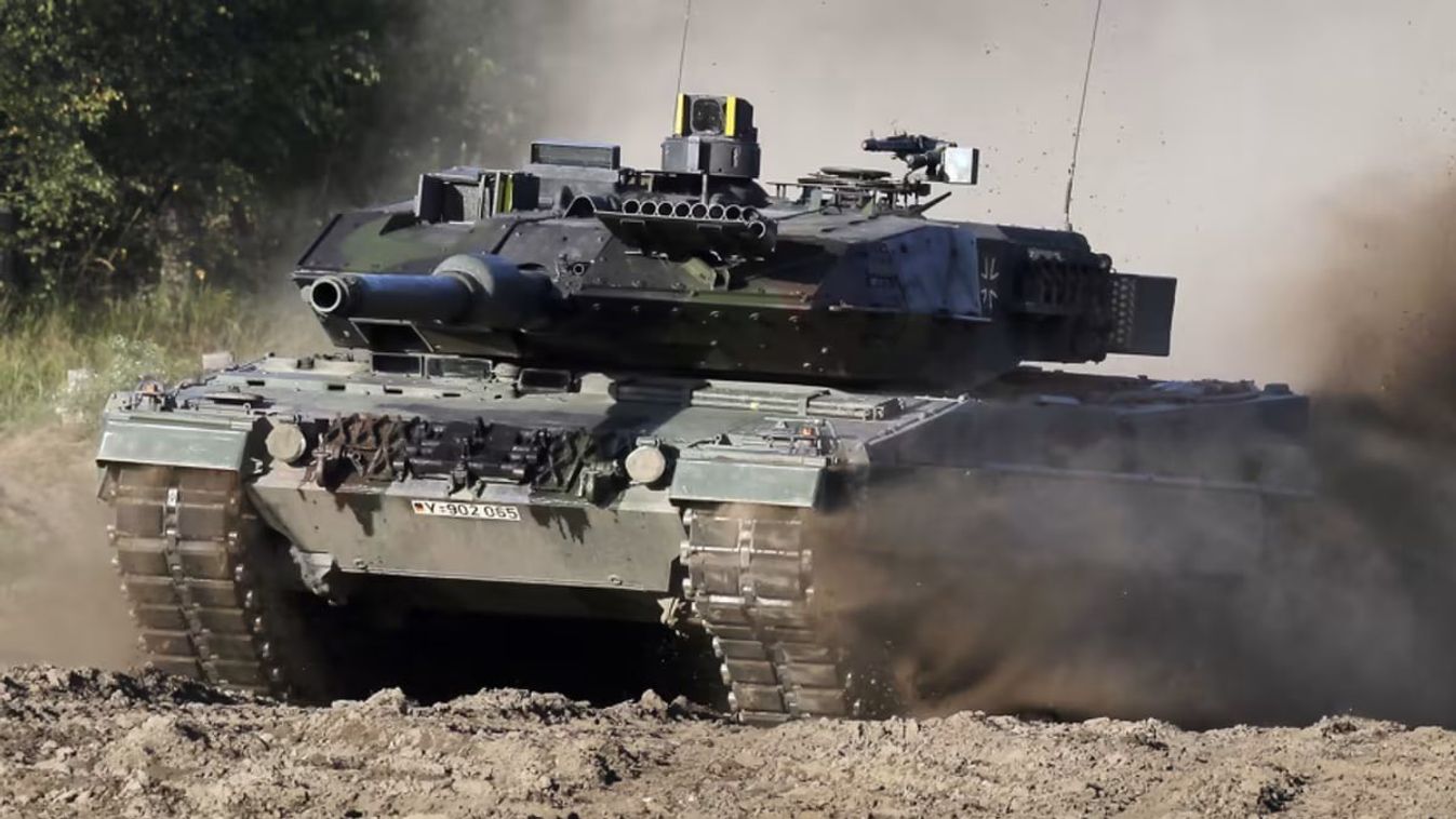 Illusztráció. Német Leopard 2-es típusú harckocsi. (Forrás: Wolf / Twitter)