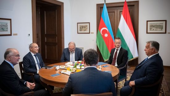 Orbán Viktor az azeri gazdasági miniszterrel tárgyalt