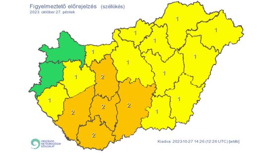 Nagy viharok jönnek, kiadták a narancs riasztást + videó