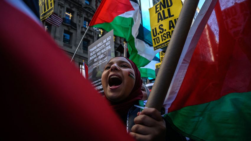 Izraelellenes tüntetés volt a „harag napján” New Yorkban