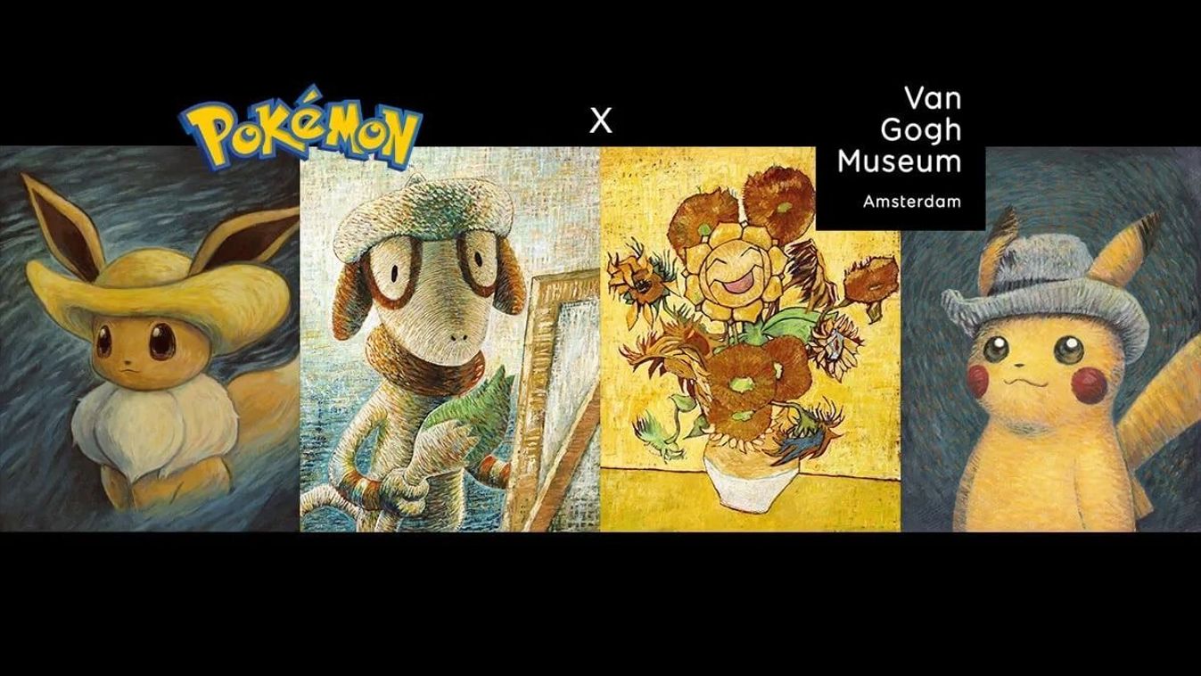 Pokémon a Van Gogh Múzeumban