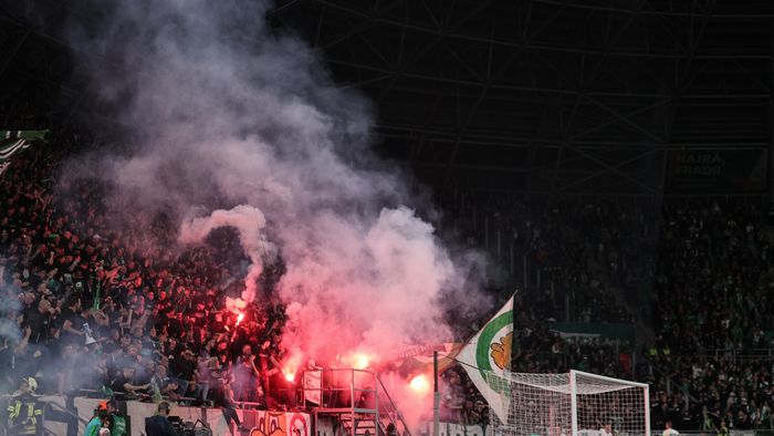 Ferencváros Újpest szurkolók