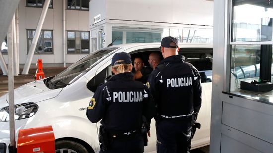 Egyre több migránst kapnak el a horvát–szlovén határon