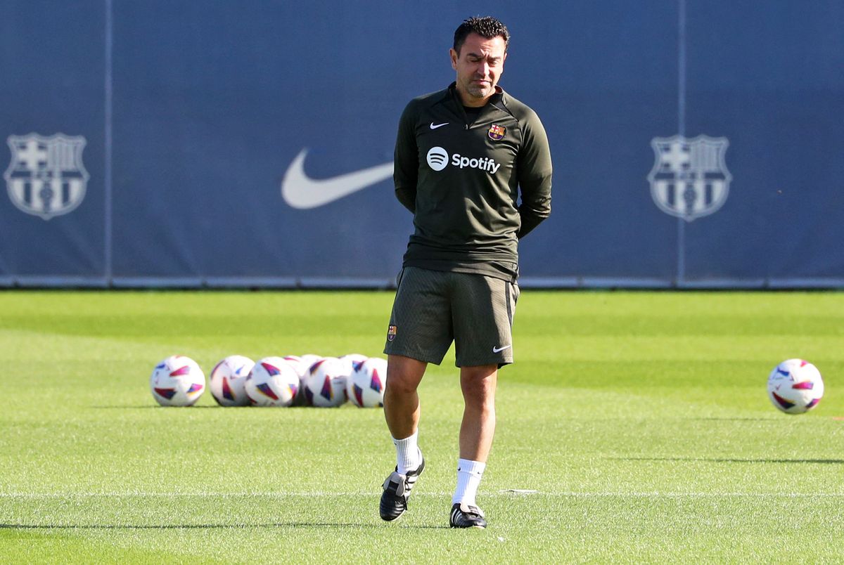 FC Barcelona Training Before The League Match Against Real Madrid
Xavi El Clásico