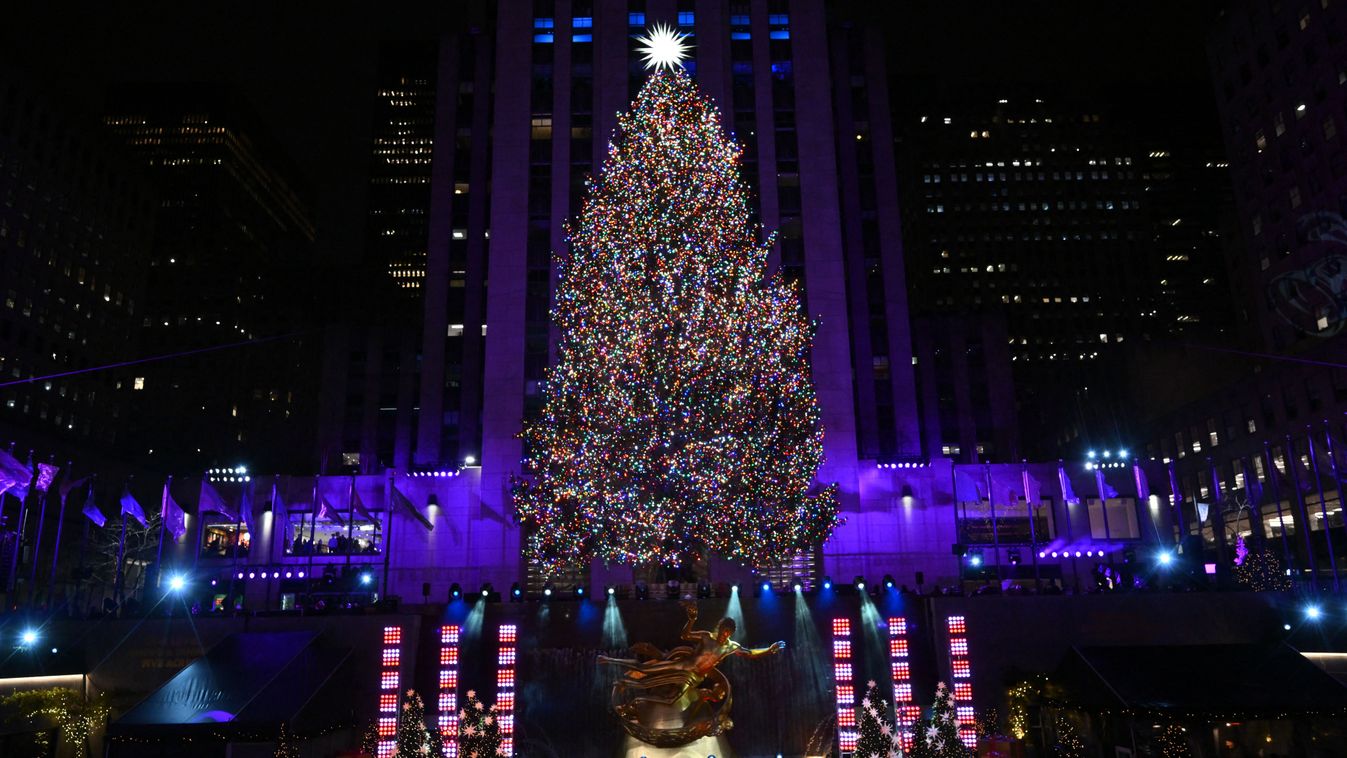 Palesztinpárti csoportok akarták megzavarni a Rockefeller Centernél a karácsonyfa-kivilágítási ceremóniát + videó