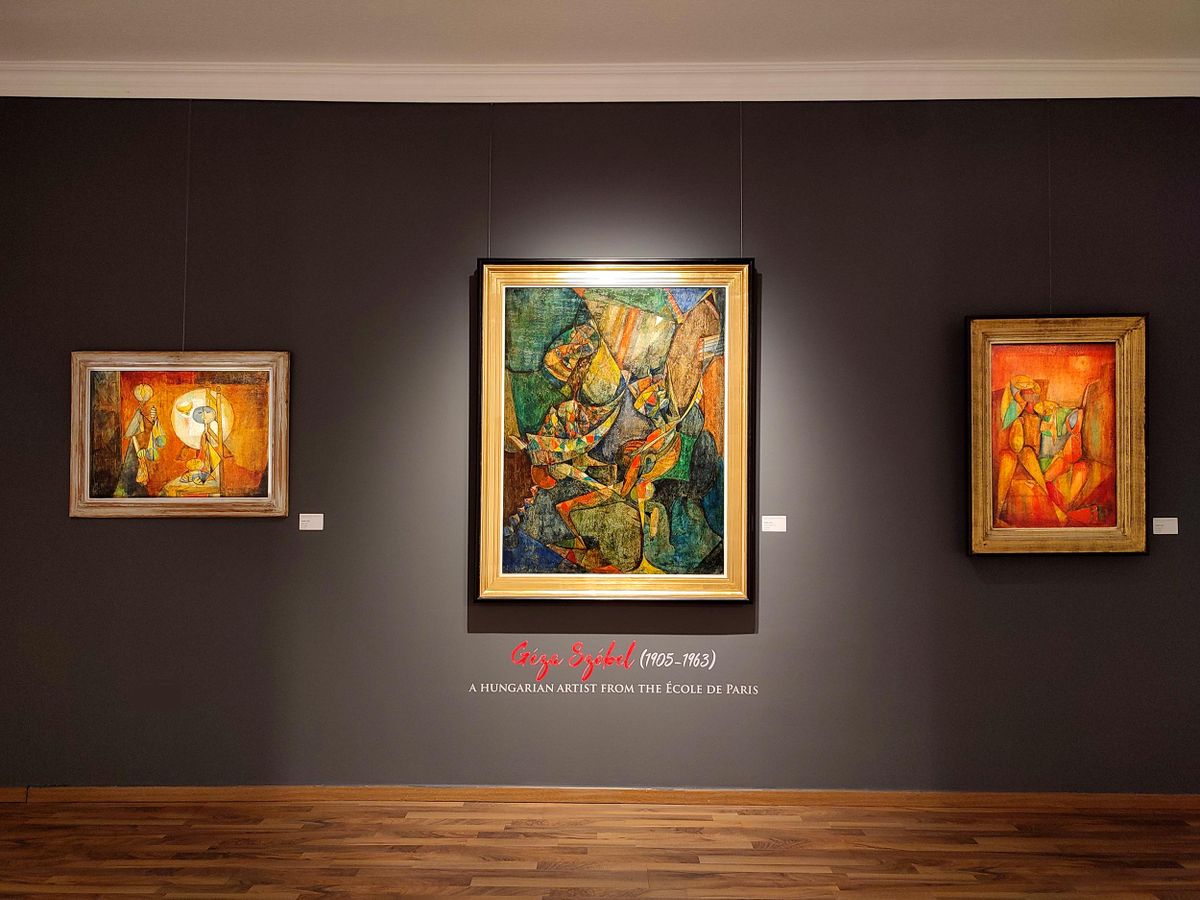 Kálmán Makláry Fine Arts Galéria, Szóbel Géza kiállítás, párizsi iskola, képzőművészet,