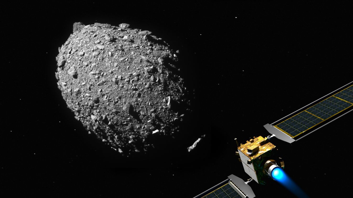 Dart,Satellite,On,Collision,Course,To,Impacting,The,Asteroid,Dimorphos