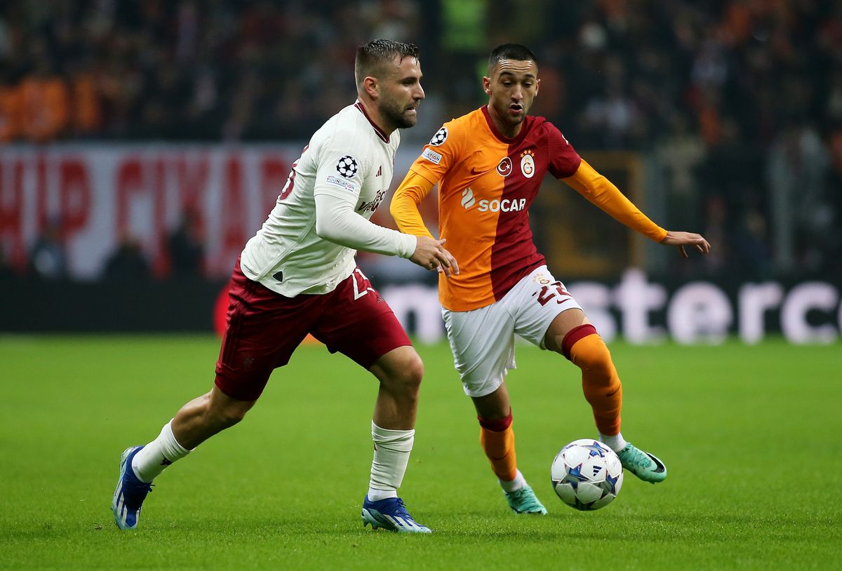 Paul Shaw Hakim Zijes Manchester United Galatasaray UEFA Bajnokok Ligája