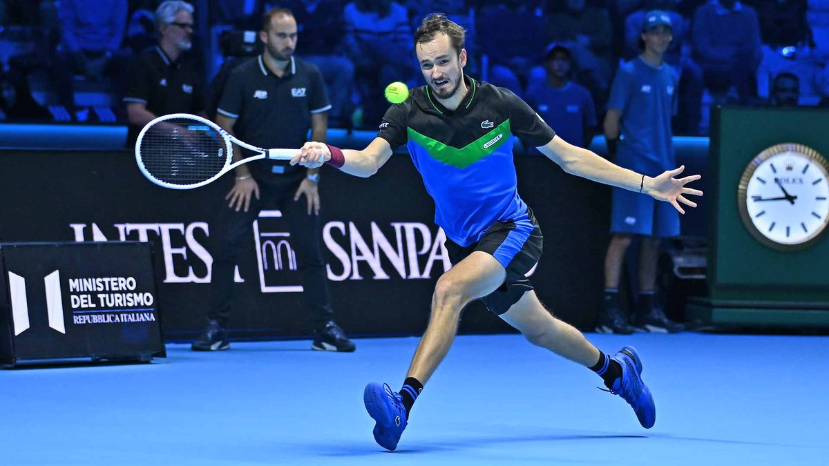 Danyiil Medvegyev Carlos Alcaraz ellen világbajnokság ATP  Finals