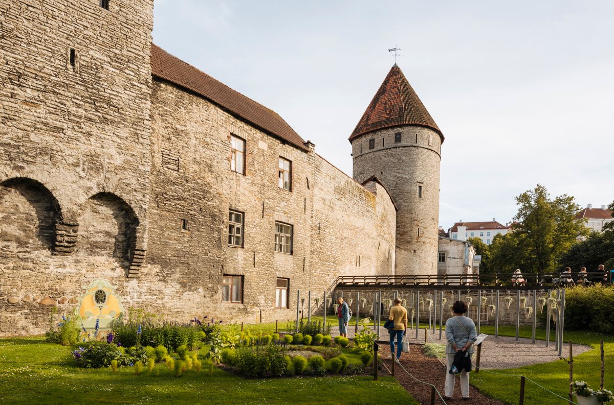 The Old City walls, Old Town, Tallinn, Estonia, Europe