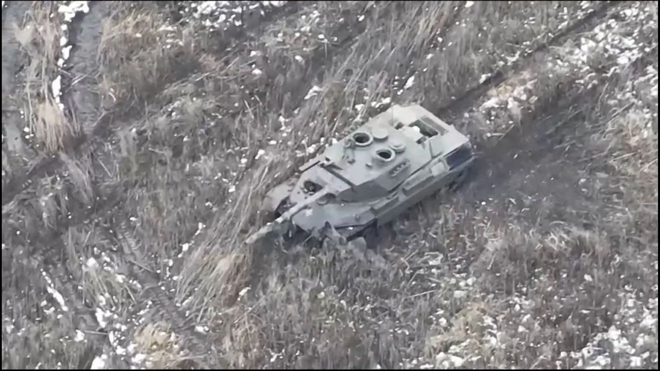 Nagyot hibáztak az ukránok, ez egy Leopard tank vesztét okozta
