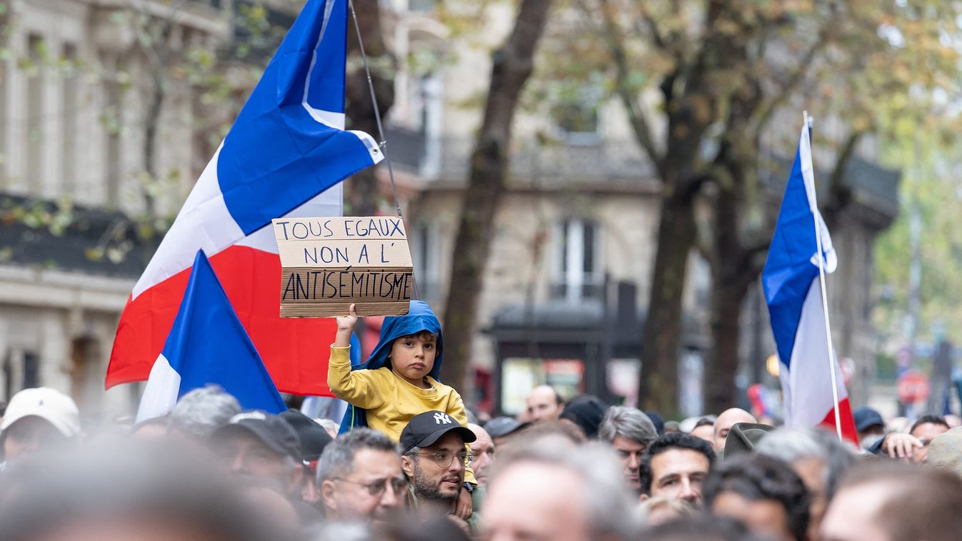 FRANCE - PARIS - MARCH AGAINST ANTISEMITISM - DEMONSTRATION