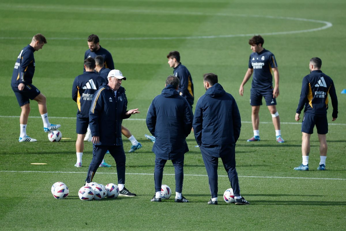 LaLiga - Real Madrid training session Carlo Ancelotti