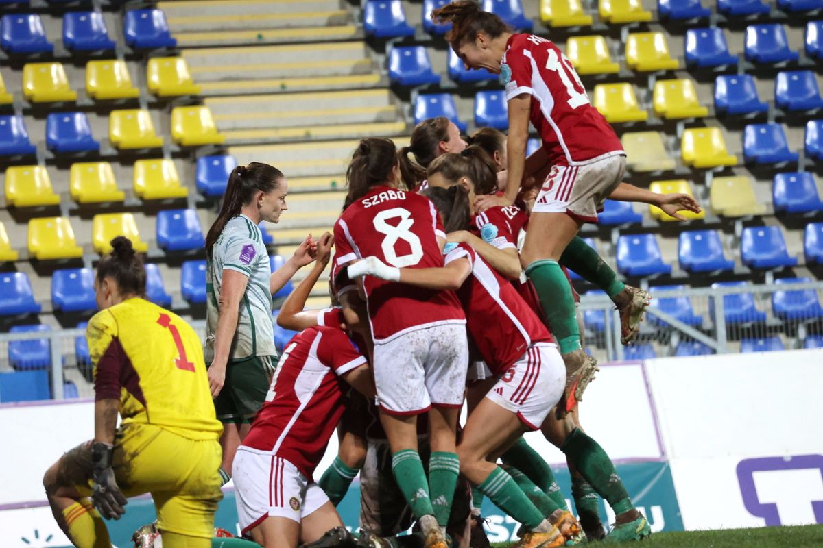 Gol de córner de Dora Zeller en la Liga de Naciones Femenina de Hungría