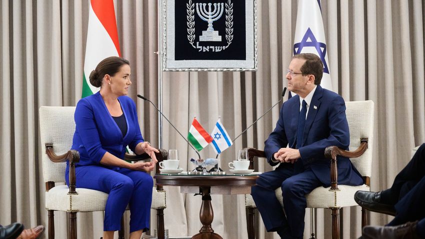 President Katalin Novak: We Stand by Israel + video