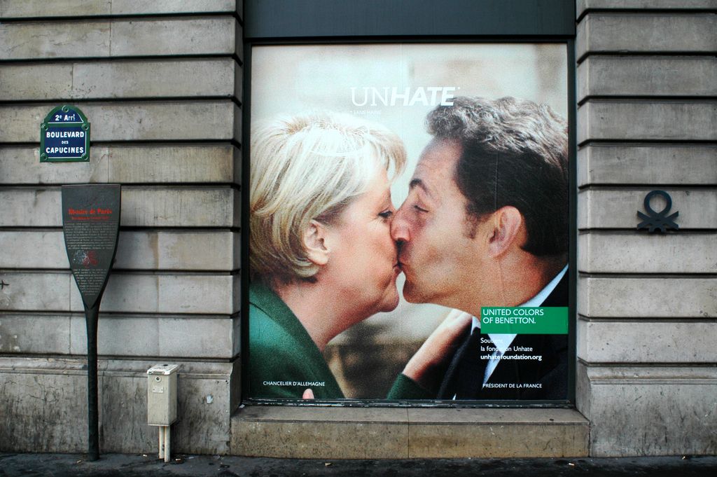 Benetton's New Controversial Ad Campaign 'Unhate' - Paris