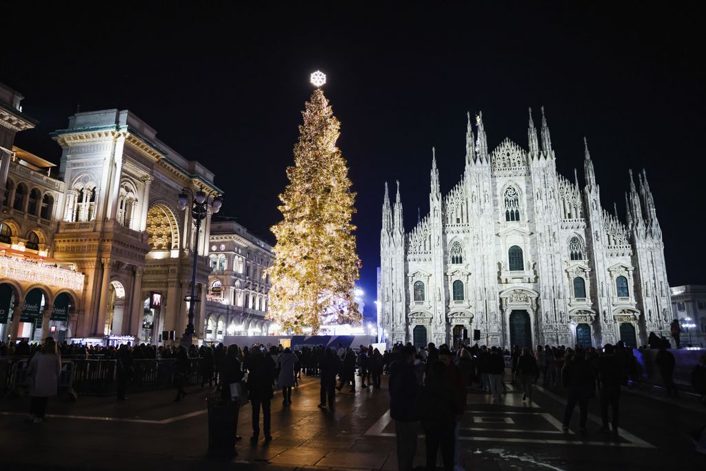 Christmas Atmosphere In Milan