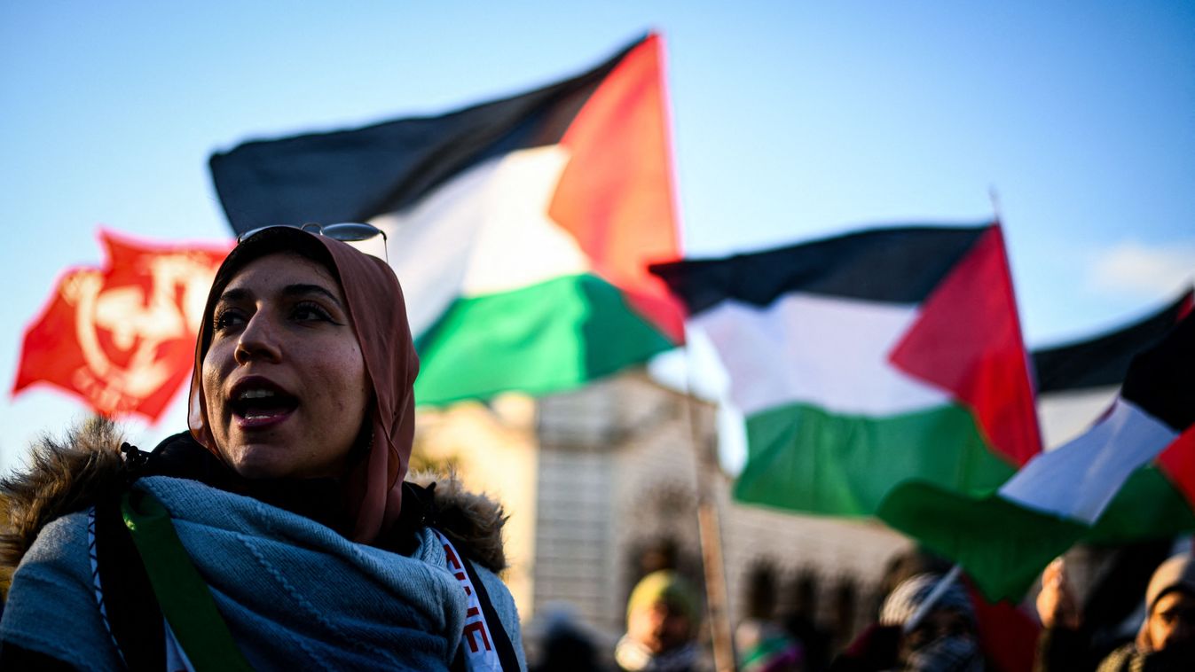 Pro-Palestine demonstration in Milan