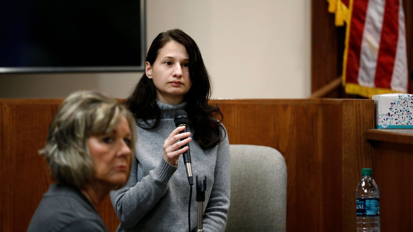 FILE - Gypsy Rose Blanchard takes the stand during the trial of her ex-boyfriend Nicholas Godejohn, Nov. 15, 2018, in