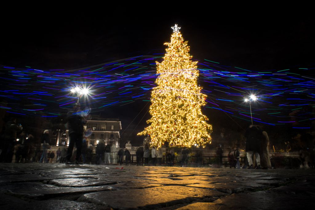 Christmas Atmosphere In Rome