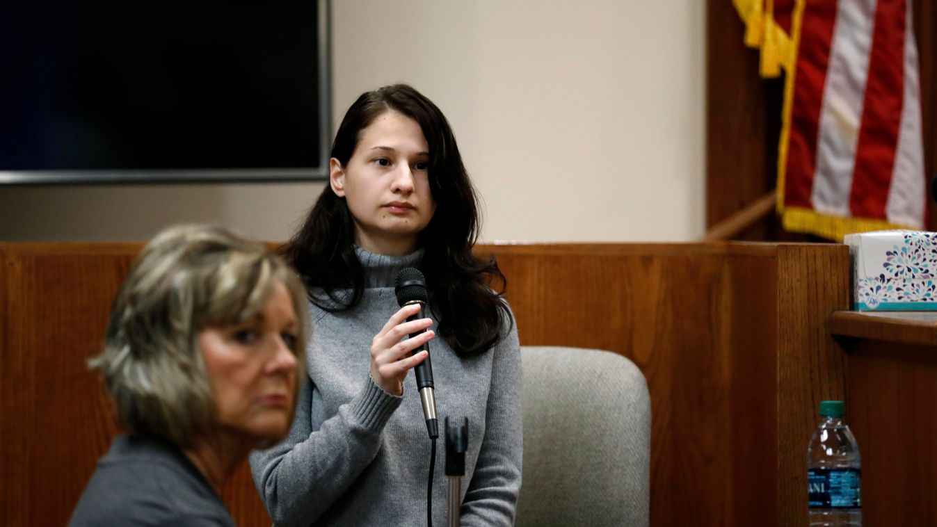 FILE - Gypsy Rose Blanchard takes the stand during the trial of her ex-boyfriend Nicholas Godejohn, Nov. 15, 2018, in