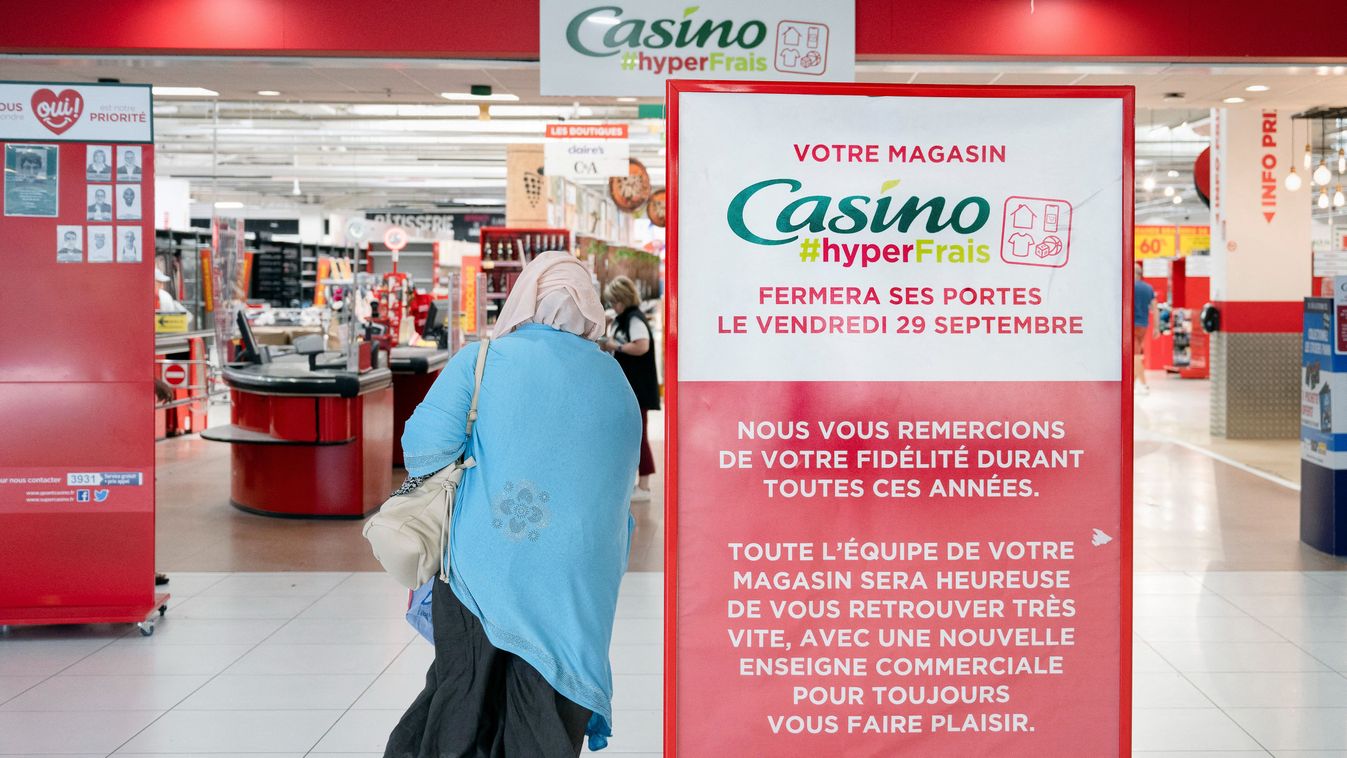 FRANCE - THE LAST DAYS OF THE POITIERS CASINO SUPERMARKET
