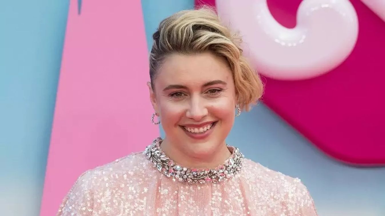 Greta Gerwig a Barbie európai premierjén Londonban