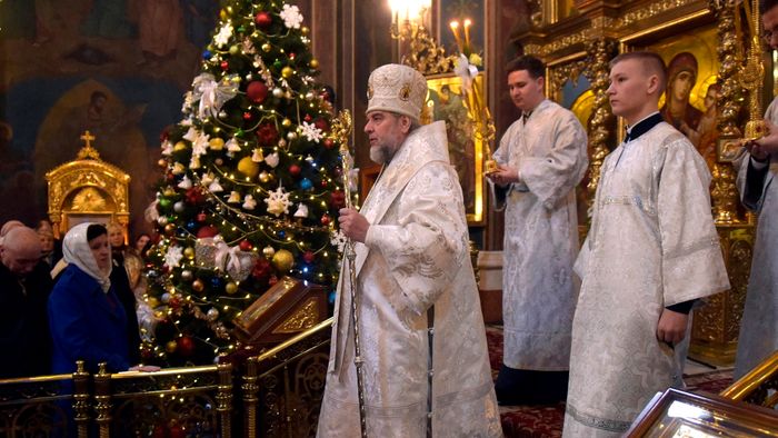 Christmas Divine Liturgy at Transfiguration Cathedral in Vinnytsia