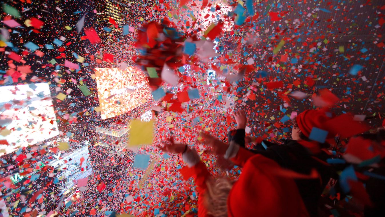 New Year's Eve in Times Square in New York City