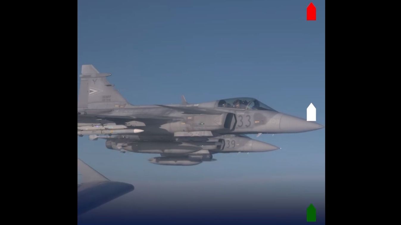 A magyar vadászgépek őrzik Szlovákia légterét is + videó