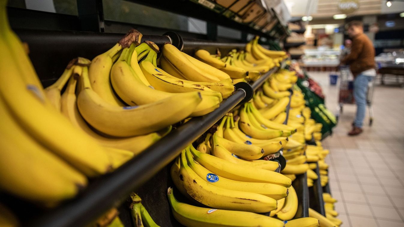 Békésen pakolták a banánt a Lidl dolgozói, aztán egy pillanatra megállt az élet
