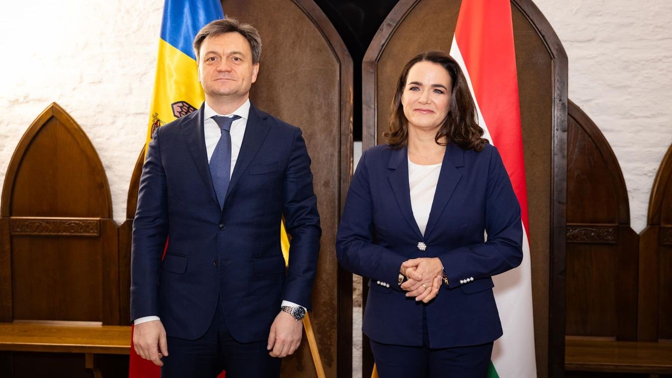 Novák Katalin Gyulán fogadta Moldova minszterelnökét