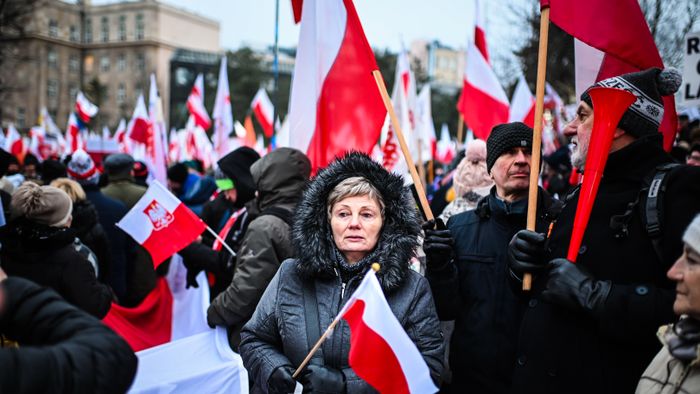 Lengyelország tüntetés Varsó