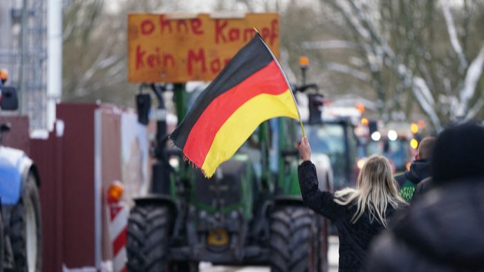 Farmers' protests - Hamburg